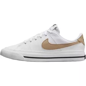 Кроссовки детские Nike Court Legacy GS White Hemp черные DA5380-126 36.5