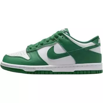 Кроссовки детские Nike Dunk Low GS Malachite зеленые белые FB9109-114 35.5