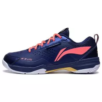 Кроссовки для бадминтона Li Ning Blade Lite с нескользящей подошвой, амортизирующие, прочные, с низким верхом, унисекс, синие, красные, AYZT005-2 36