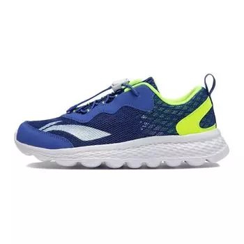 Кроссовки для бега Li Ning Kids с нескользящей подошвой, амортизирующей, износостойкой, дышащей подошвой, детские кроссовки сине-зеленого цвета YKFR024-71 39
