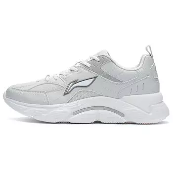 Кроссовки для бега Li Ning Running Series с низким верхом, амортизирующие, нескользящие, прочные, мужские, белые ARSR057-1 44