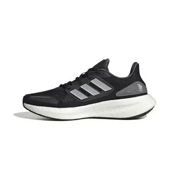 Кроссовки для бега с технологией быстрого охлаждения Quick Dry Cooling Pure Boost 22 RDY LSK15 Core Four cm [Adidas] HEAT. Женская черная/Обувь белая/серая (HQ3980) 25,0