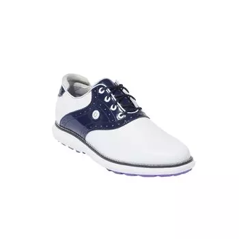 Кроссовки для гольфа FJ Traditions Spikeless см 3E [Footjoy] Белый/Темно-синий 25.0