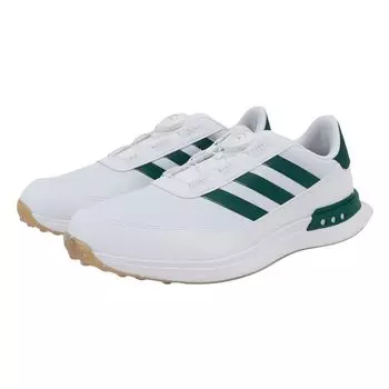 Кроссовки для гольфа S2G SL Boa 24 см 3E [Adidas Golf] мужские белые/зеленые/резинка 27,5