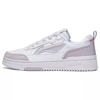 Кроссовки для скейтбординга Li Ning Tian Ji 2.0 прочные, дышащие, с низким верхом, женские, цвет белый, фиолетовый AGCT212-4 36