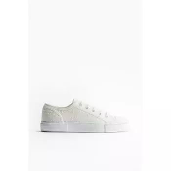 Кроссовки HM Canvas кремовые