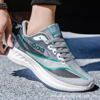 Кроссовки Hombre Zapatos Mesh Breathable Sneaker Soft Sole Comfort Running Shoes Fashion Universal Casual Shoes Platform Non-Slip Shoes 40