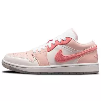 Кроссовки Jordan 1 Low SE Mighty Swooshers Розовые (Женский)(DM5443-666) 40.5