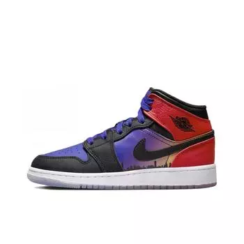 кроссовки Jordan 1 Mid SS Skyline (GS) DX4379-400