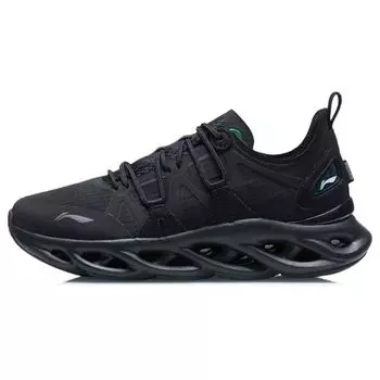 Кроссовки Li Ning Arc Comfortable Rebound Shock Absorbation, износостойкие, нескользящие, с низким верхом, женские, черные ARHQ088-10 35