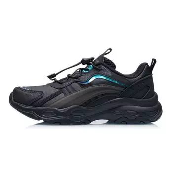 Кроссовки Li Ning Aurora Wind V2 с толстой подошвой, амортизирующие, дышащие, нескользящие, с низким верхом, детские, черные YKCR130-13 31