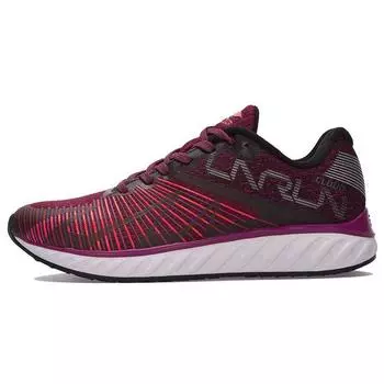 Кроссовки Li Ning Cloud Four Generation Flame Reflective Low Top для бега, женские, красные, черные ARHM068-5 35