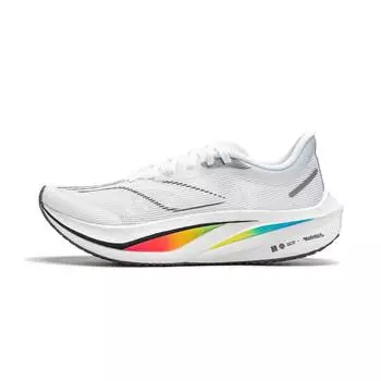 Кроссовки Li Ning Feidian 4 Challenger Carbon Plate Technology с амортизацией, прочные, дышащие, с поддержкой отскока, с низким верхом для спринта ARMU006-10 40