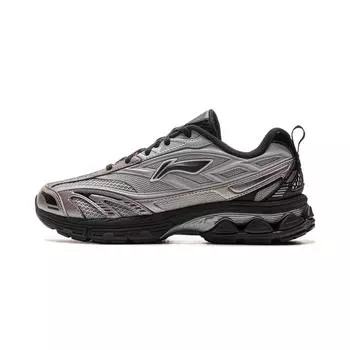Кроссовки Li Ning Fuyiao 2.0 V2 Classic Retro с амортизацией, нескользящие, износостойкие, с низким верхом, женские, серые ARXV002-5 35