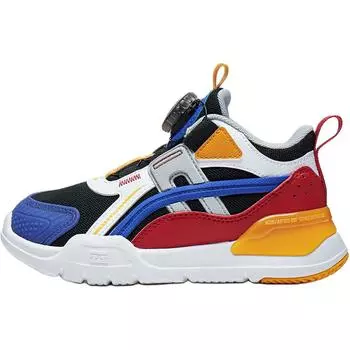 Кроссовки Li Ning Kids Mesh, удобные, универсальные, нескользящие, средней высоты, детские, цвет черный, красный YKNT122-1 26