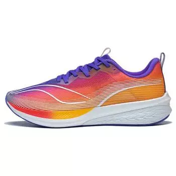Кроссовки Li Ning Red Rabbit 6 Pro High Rebound Racing, легкие, амортизирующие, низкие, мужские кроссовки, фиолетовые, ARMT013-15 39