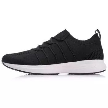 Кроссовки Li Ning Speed Star повседневные удобные амортизирующие дышащие легкие низкие кроссовки унисекс черные белые ARHN109-1 43