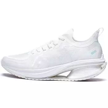 Кроссовки Li Ning Wu Shi 5S 3.0 с нескользящей износостойкой дышащей подошвой для бега женские кроссовки шампанского-белого цвета ARST002-4 35