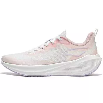Кроссовки Li Ning Wu Shi Lite из легкой, высокопрочной ткани, нескользящие, износостойкие, дышащие, с низким верхом, женские, белые, розовые ARST004-1 36