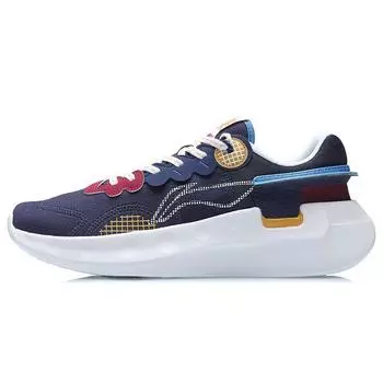 Кроссовки Li Ning Xiaoyao с низким верхом и амортизацией, нескользящие, унисекс, королевско-синие ARHR043-5 39
