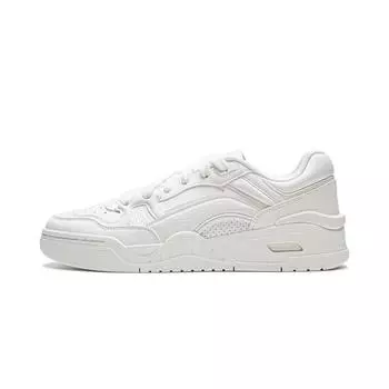Кроссовки Li Ning Yue Bai 2.0 Du Bai, универсальные, на толстой подошве, увеличивающие рост, нескользящие, дышащие, с низким верхом, для скейтбординга, женские, облачно-белые AGCU276-11 36