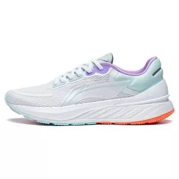 Кроссовки Li Ning Yue Ying 2.0 с круглым носком, на шнуровке, из синтетической кожи, нескользящие, износостойкие, дышащие, с низким верхом, женские кроссовки ARHT002-11 35