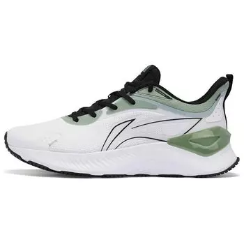 Кроссовки Li Ning Yue Ying 3.0 Minimalist Universal Shock Absorbing Durable Breathable Low Top для бега для мужчин White Green ARHU023-3 43