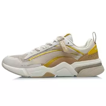 Кроссовки Li Ning Zhu Long Remix Low-Top Lifestyle для мужчин, серо-коричневые AGCR323-4 41