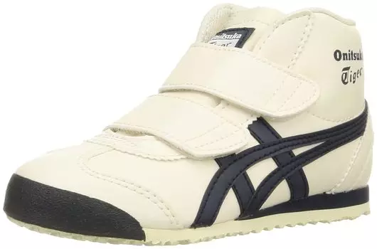 Кроссовки MEXICO Mid Runner PS [Onitsuka Tiger] (текущая модель) БЕРЕЗА/ТЕМНО-СИНИЙ 17.0см