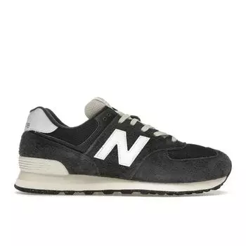 Кроссовки New Balance 574 Phantom Angora Unisex Серо-черные U574RBH 37