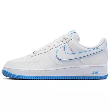 Кроссовки Nike Air Force 1 07 Low White University Blue Sole 42.5