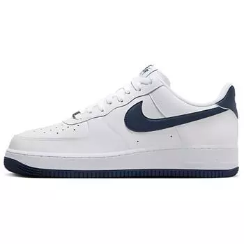 Кроссовки Nike Air Force 1 07 White Midnight Navy для мужчин FJ4146-104 42.5