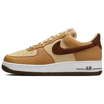 Кроссовки Nike Air Force 1 Low Next Nature Flax Cacao Wow для мужчин коричневые кунжутно-белые HQ3905-200 35.5