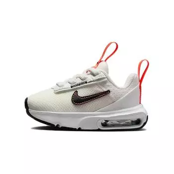 Кроссовки Nike Air Max Interlock Lite TD белые черные гипер-оранжевые детские Summit-White DH9410-105 23.5