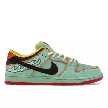 Кроссовки Nike Dunk Low SB Black History Month Unisex Green Tourmaline Baroque-Brown HF3058-300 42