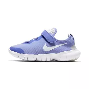 Кроссовки Nike Free RN 5.0 Light Thistle (PS) Детские кроссовки светло-дымчато-серые белые CJ2078-500 US 11C