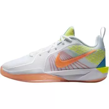 Кроссовки Nike Sabrina 2 GS Light Lemon Twist Kids белые абрикосово-агатовые фото-синие HF1188-100 38.5