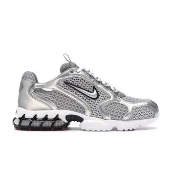 Кроссовки Nike Zoom Spiridon Caged 2 Metallic Silver Мужские Светло-серый CJ1288-001 42