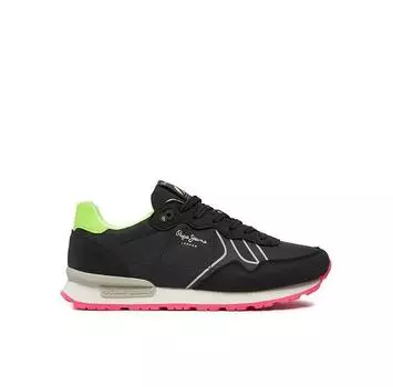 Кроссовки Pepe Jeans Brit Neon W PLS40011 черный EU 37