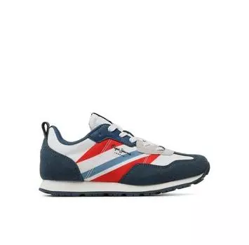 Кроссовки Pepe Jeans Foster Boy Print PBS30554 синий EU 36