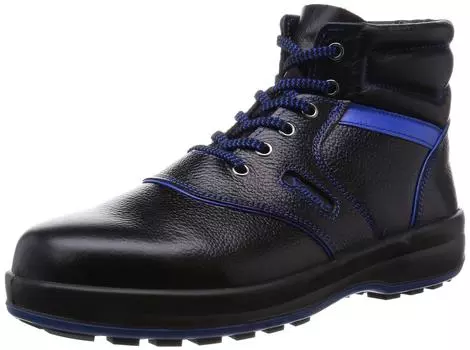 Кроссовки Safety Short JIS Slip SL22 BL см 3E [Simon], Обувь, Пройдено, Безопасность, Комфорт, Сопротивление, Амортизация, Черный/Синий, 23,5