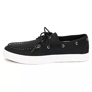 Кроссовки Timberland Canvas Lace-Up Sailing Casual Shoes Lightweight Slip-Up Durable Breathable Low-Top Sneakers Men sneakers Black A42PH 43.5
