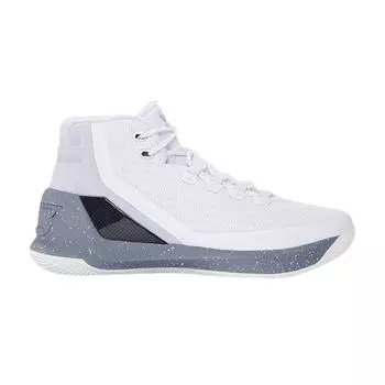 Кроссовки Under Armour Curry 3 White Men Metallic-Silver-Aluminum 1269279-101