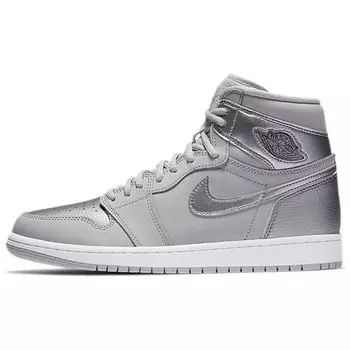 Кроссовки унисекс Air Jordan 1 Retro High OG CO.JP Tokyo серебристый нейтрально-серый белый DC1788-029
