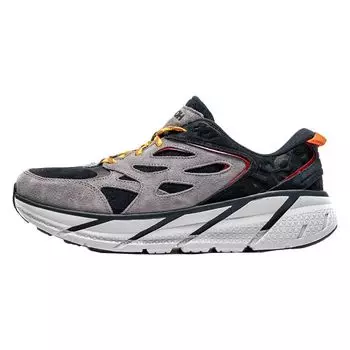 Кроссовки унисекс HOKA Clifton L Suede Black Lunar Rock 1122571-BLRK 41