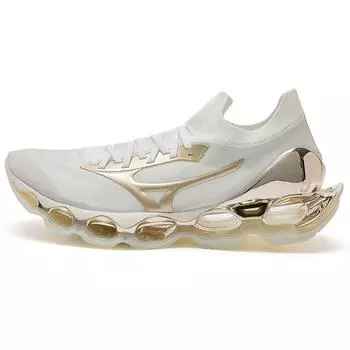 Кроссовки унисекс Mizuno Hajime Sorayama x Wave Prophecy цвета шампанского и золота D1GA212504 36.5