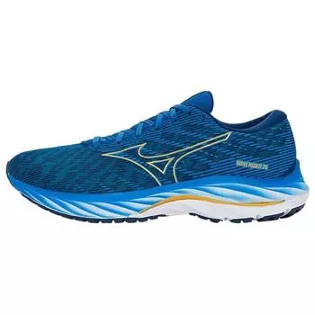 Кроссовки унисекс Mizuno Wave Rider 26 Snorkel Blue Gold, синий J1GC220353 44.5
