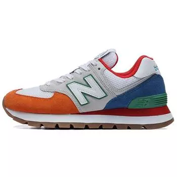 Кроссовки унисекс New Balance 574 Rugged Multi-Color Цвет слоновой кости Белый Оранжевый ML574DRU 43