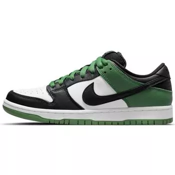 Кроссовки унисекс Nike Dunk Low Pro SB Classic Green White Black BQ6817-302 37.5