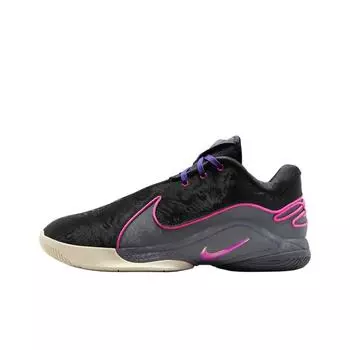 Кроссовки унисекс Nike LeBron 22 EP Blacklight темно-серые полевые-фиолетовые лазерные-фуксия FZ1095-001 41